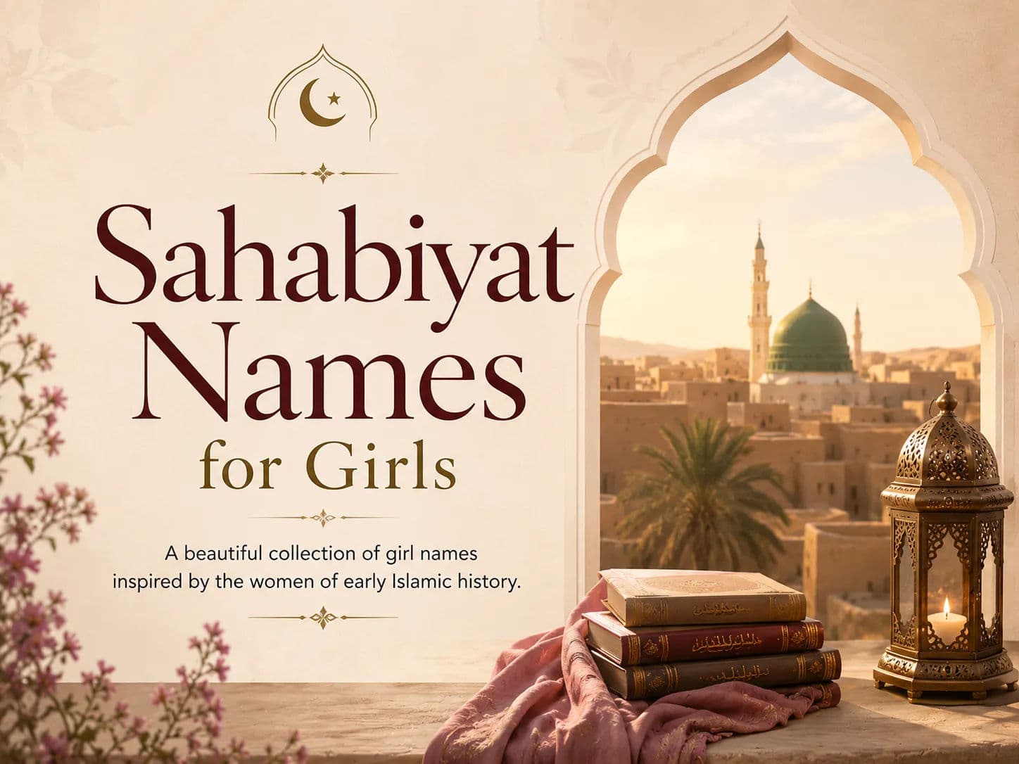 Elegant Islamic design for Sahabiyat names for girls