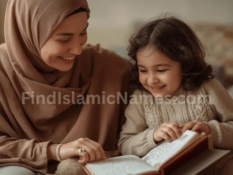 Islamic girl names with meanings explained by mother to daughter