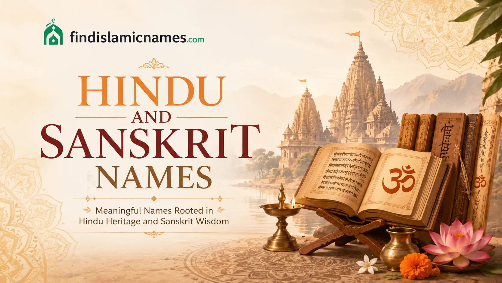 Hindu & Sanskrit Names — Complete Collection with Meanings