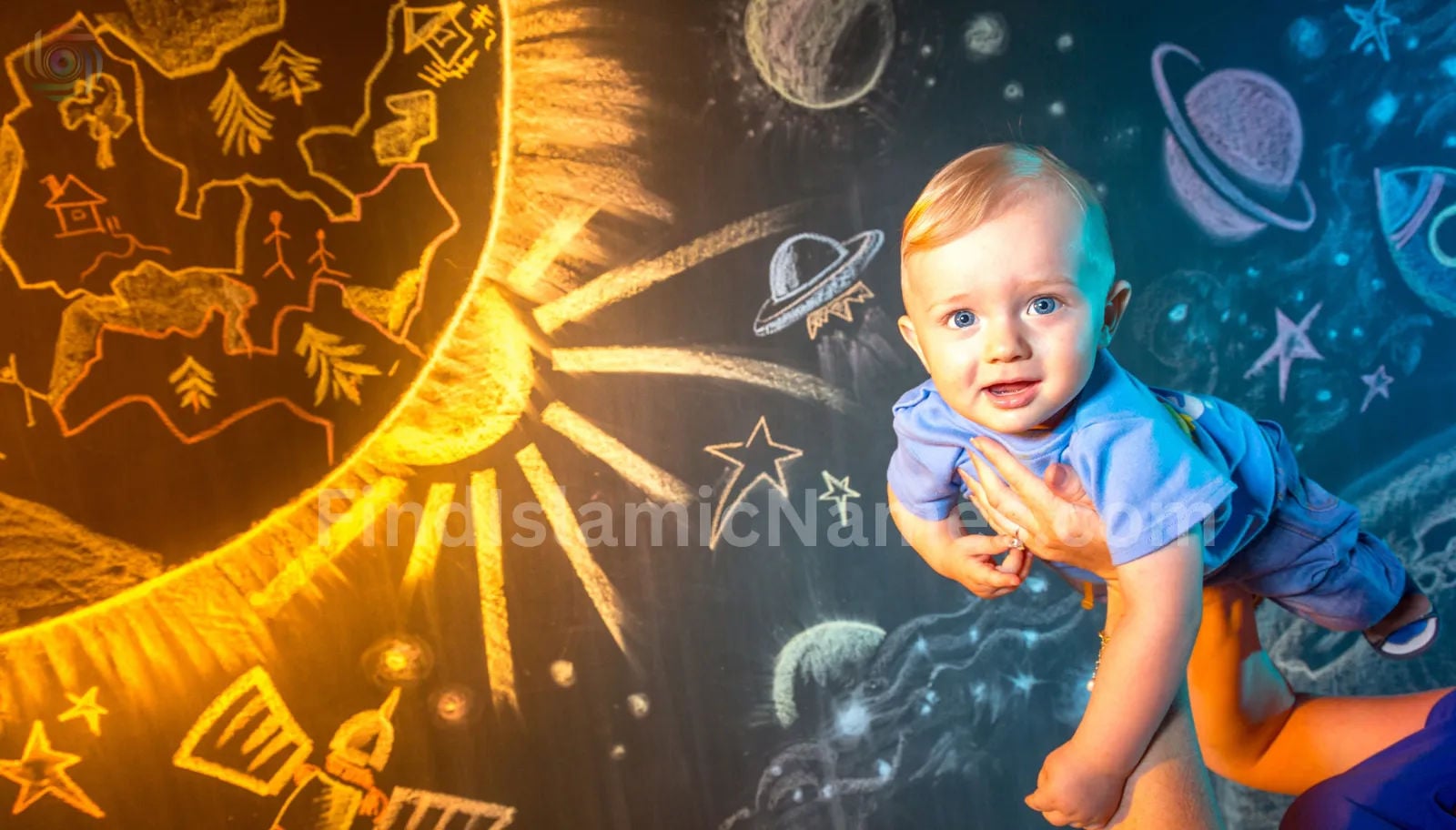 Sun and moon inspired Islamic names - celestial beauty in Muslim naming traditions