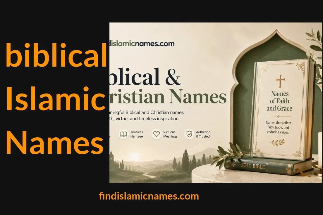 Biblical Islamic Names — Muslim Baby Names with Biblical Theme