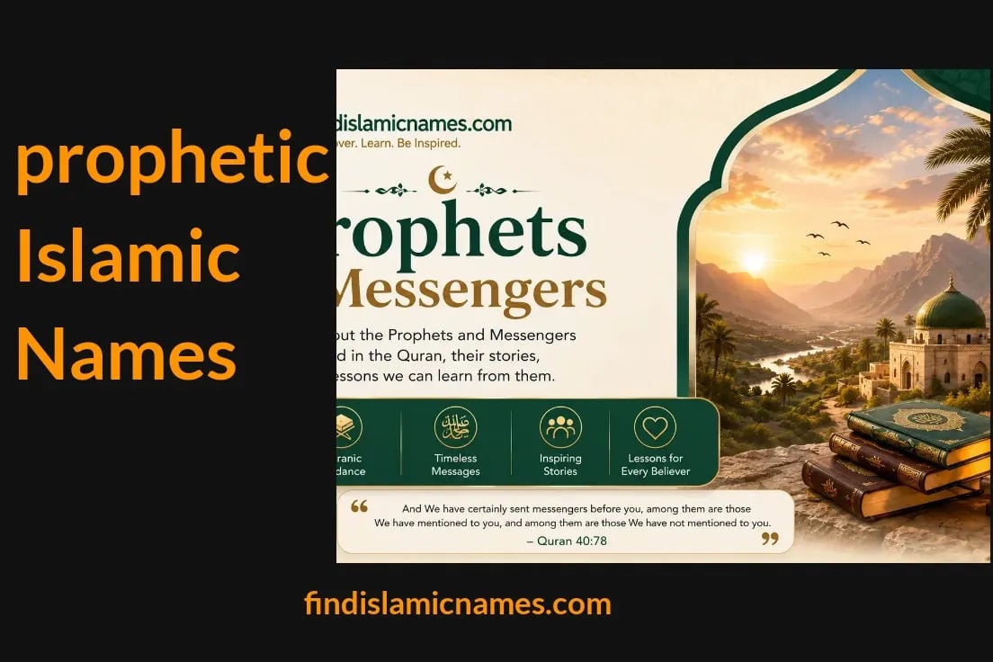 Prophetic Islamic Names — Muslim Baby Names with Prophetic Theme